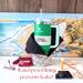 A 40 ounce tumbler is pictured in a water bottle bag, while the interior layer of waterproof canvas is turned out to display the canvas.